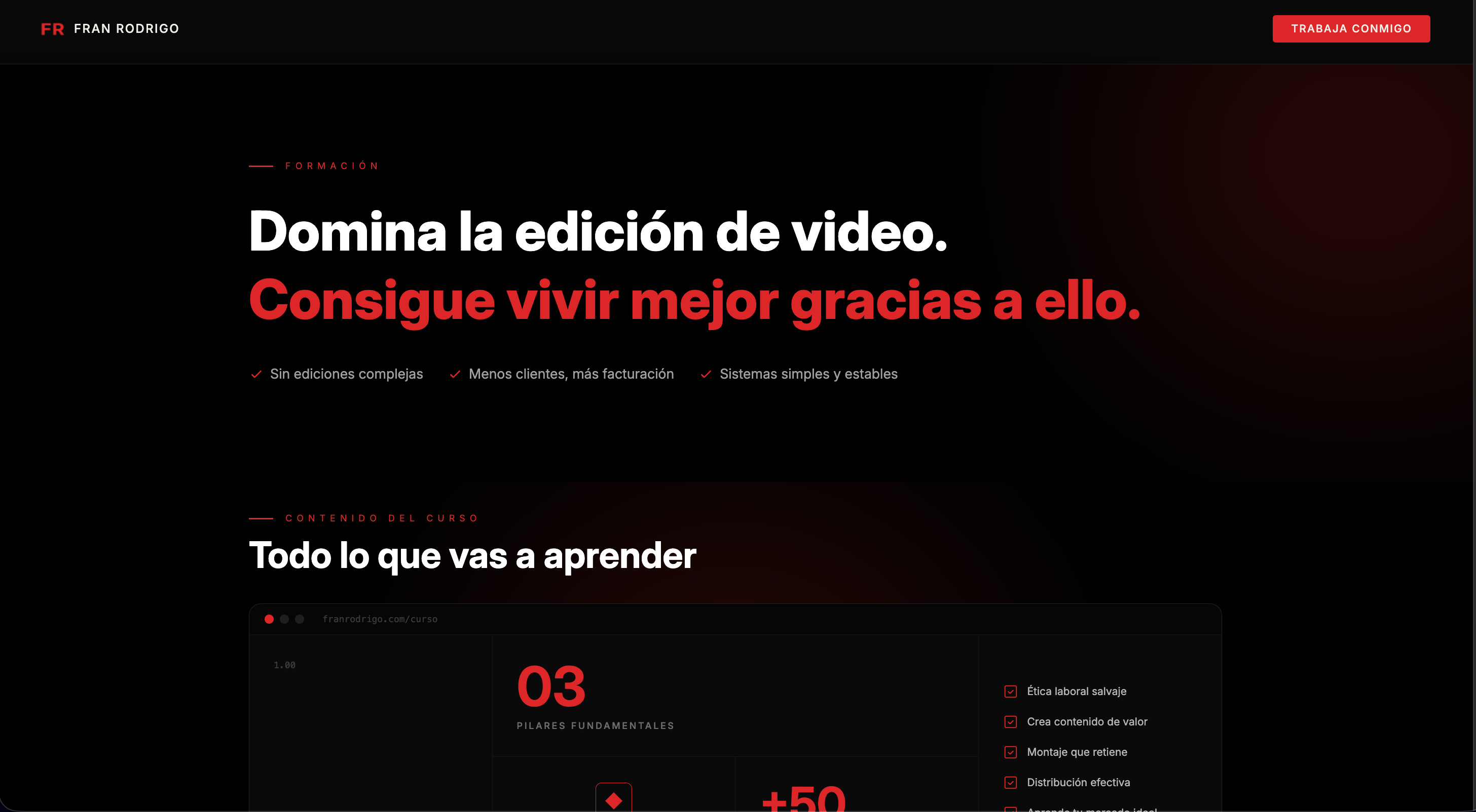 Captura de Fran Rodrigo - Formación