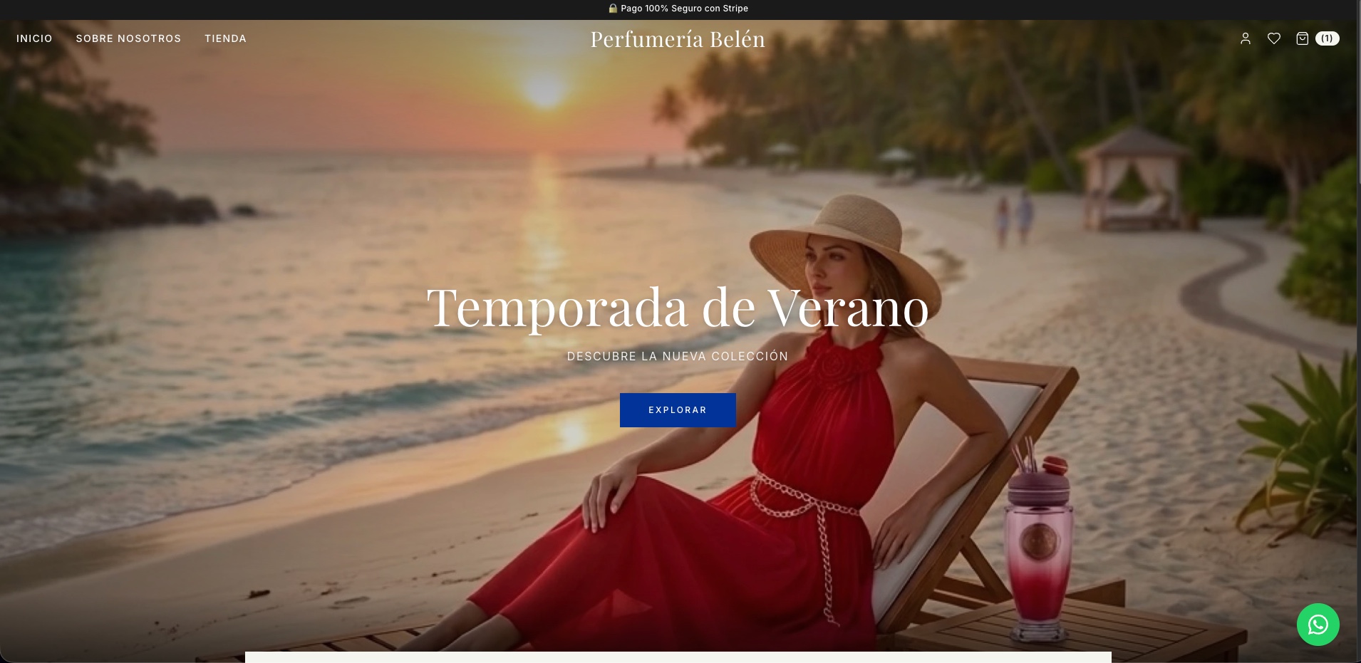 Captura de Perfumerías Belén